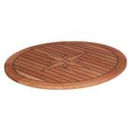 Teak Tafelblad Circle, Watersport en Boten, Ophalen of Verzenden, Nieuw