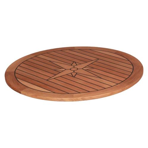 Teak Tafelblad Circle, Watersport en Boten, Accessoires en Onderhoud, Nieuw, Ophalen of Verzenden
