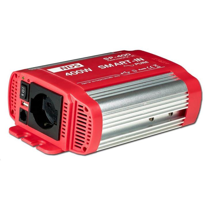 NDS SMART-IN PURE 12V Omvormer 400W (Omvormers), Caravans en Kamperen, Kampeeraccessoires, Nieuw, Ophalen of Verzenden