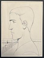 Moebius - 1 Original drawing - Profile / The Wall - (1980s), Boeken, Stripboeken, Nieuw