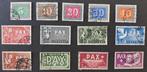 Zwitserland 1945 - PAX serie (Michel 447-459), Gestempeld