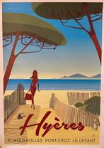Monsieur Z - Affiche de Tourisme Hyères - La Plage des