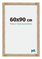 Fotolijst 60x90 cm - Goud - MDF - Catania, Huis en Inrichting, Woonaccessoires | Lijsten, Verzenden, Nieuw