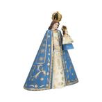 Beeldje - Madonna met Kind - 34 cm - Hout, Metaal