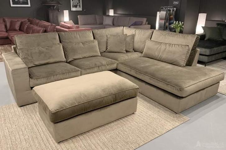 Hoekbank Leusden - hoekbanken, Huis en Inrichting, Banken | Sofa's en Chaises Longues, Nieuw, Stof