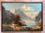 P. F. Peters jr. (1818-1903), Attributed to - Landschap met, Antiek en Kunst, Kunst | Schilderijen | Klassiek