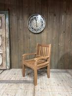 Teakhouten tuinstoel, tuin stoel teak hout op voorraad !!!, Ophalen of Verzenden, Nieuw, Teakhout