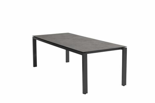 4 Seasons Outdoor Goa tafel met donkergrijs HPL tafelblad, Tuin en Terras, Tuinsets en Loungesets, Ophalen of Verzenden