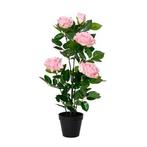 Kunstplant Rozen | Decoris | 56 cm (In pot), Verzenden, Nieuw