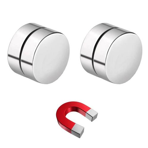 Fako Bijoux® - Oorbellen - Magneet - Magnetisch - RVS - 8mm, Sieraden, Tassen en Uiterlijk, Oorbellen, Verzenden