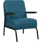 Leren fauteuil Ahead - Hermes Turquoise (blauw), Bohemian, Eigentijds, Industrieel, Klassiek, Modern, Retro, Romantisch, Scandinavisch, Vintage