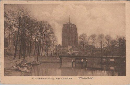 LEEUWARDEN - Vrouwenpoortsbrug met Oldenhoven, Verzamelen, Ansichtkaarten | Nederland, Verzenden