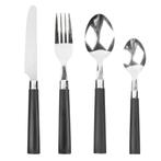 Benson 16-delige bestekset - Modern design - Zwarte handv..., Ophalen of Verzenden, Nieuw