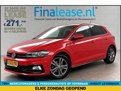 Volkswagen Polo 1.0 TSI 116PK R-line Clima LED ACC €271pm, Auto's, Volkswagen, Lease, Handgeschakeld, Overige carrosserieën, Benzine