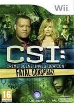 CSI: Crime Scene Investigation: Fatal Conspiracy Wii, 1 speler, Ophalen of Verzenden, Zo goed als nieuw