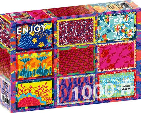 Designer Patterns 5 Puzzel (1000 stukjes) | Enjoy Puzzle -, Hobby en Vrije tijd, Denksport en Puzzels, Nieuw, Verzenden