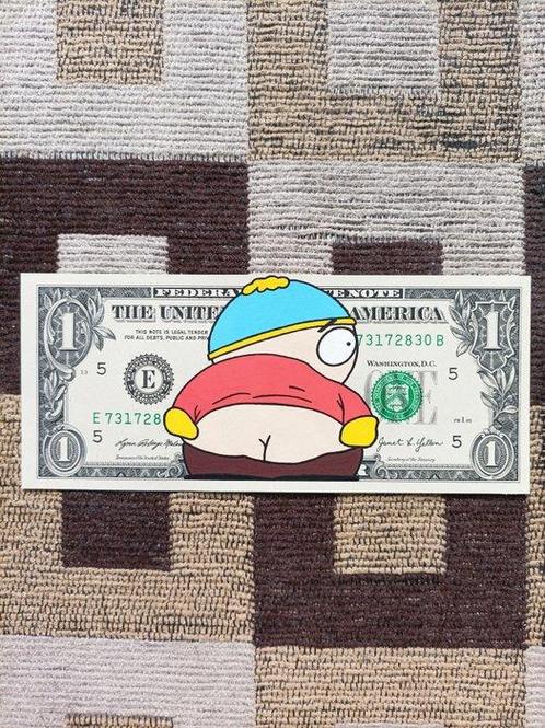 PSiKO - Cartman Kiss My Ass (South Park), Antiek en Kunst, Kunst | Schilderijen | Modern