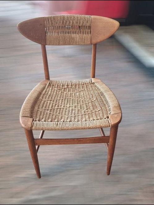 Stoel - vlinder - Hout, Rieten gevlochten - Hans, Antiek en Kunst, Curiosa en Brocante