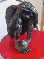 Ybah - sculptuur, Je suis Charlie - 3,2 kg - 22 cm -