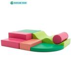 Foam blokken set | 6 stuks | Groen (speelblokken), Kinderen en Baby's, Speelgoed | Educatief en Creatief, Ophalen of Verzenden