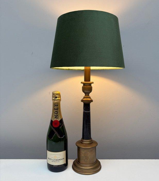 Tafellamp - Messing, Marmer - Stijlvolle Schemerlamp, Antiek en Kunst, Curiosa en Brocante
