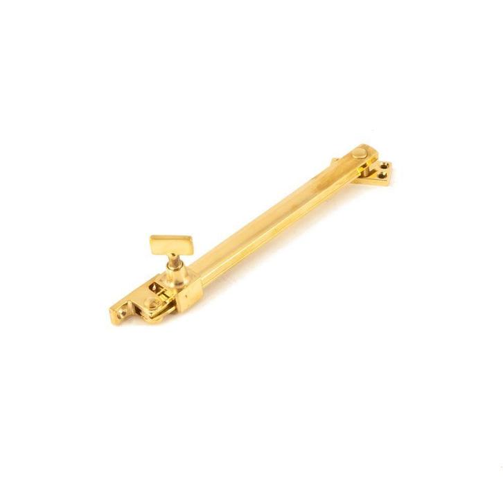 Telescopische raamuitzetter - messing ongelakt, Doe-het-zelf en Verbouw, Hang- en Sluitwerk, Nieuw, Verzenden