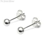 Zilveren kleine oorknopjes 5mm balletjes, Sieraden, Tassen en Uiterlijk, Oorbellen, Verzenden, Nieuw, Zilver