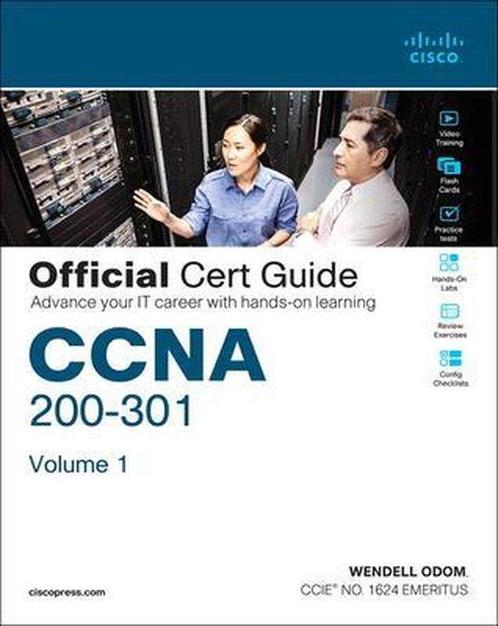 CCNA 200 301 Official Cert Guide Volume 1 9780135792735, Boeken, Schoolboeken, Zo goed als nieuw, Verzenden