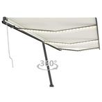 vidaXL Luifel automatisch met LED en windsensor 600x300 cm, Tuin en Terras, Zonneschermen, Verzenden, Nieuw