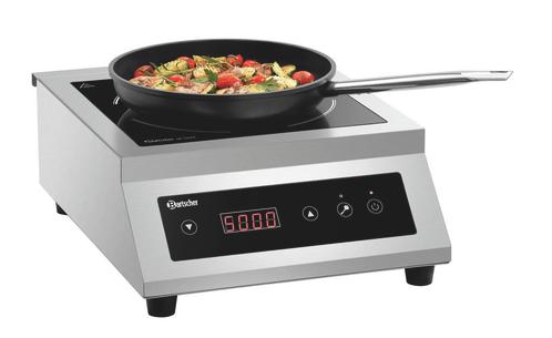 Bartscher Inductiekookplaat IK 50TC | 400V | 400x535x183mm, Zakelijke goederen, Horeca | Keukenapparatuur, Nieuw in verpakking