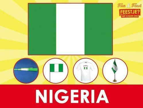 Mega aanbod Nigeria vlaggen - Nigeriaanse vlag, Diversen, Vlaggen en Wimpels, Nieuw, Ophalen of Verzenden