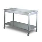 HCB Basic-line Werktafel - 200 x 70 x 85 cm - verrijdbaar -, Zakelijke goederen, Horeca | Keukenapparatuur, Verzenden, Nieuw in verpakking