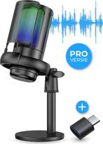 2dekans | Nuvance - USB Microfoon met Standaard - voor PC en, Muziek en Instrumenten, Microfoons, Ophalen of Verzenden, Zo goed als nieuw