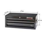 Gereedschapskist zwart 3 laden met quicklock, Ophalen of Verzenden, Nieuw