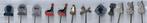 Collectie van memorabilia - 323x Speldjes met o.a. sport,