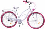 Damesfiets - beach cruiser - 28 - 3 versnellingen - wit..., Fietsen en Brommers, Fietsen | Dames | Damesfietsen, Ophalen of Verzenden