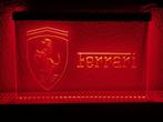 Ferrari neon bord lamp LED cafe verlichting reclame lichtbak, Verzenden, Nieuw