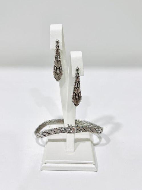 Zonder Minimumprijs - 2-delige sieradenset Zilver, Sieraden, Tassen en Uiterlijk, Antieke sieraden