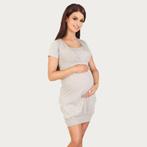 Lupoline Zwangerschapsnachtjurk / Voedingsnachtjurk Grey Sty, Verzenden, Nieuw