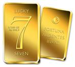 Massief gouden goudbaar: Lucky 7, Verzenden