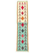 Handgemaakte Berber loperrug – Boujad – 75 x 340 cm – Groen,, Nieuw