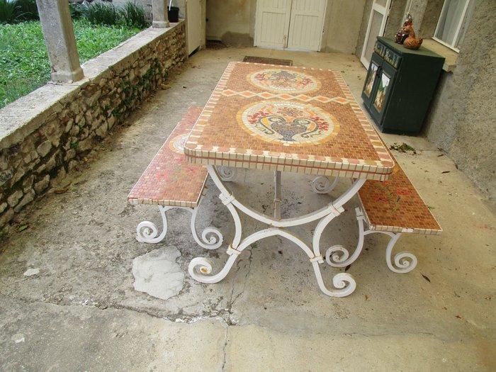 Tuintafel - Smeedijzer, Antiek en Kunst, Curiosa en Brocante