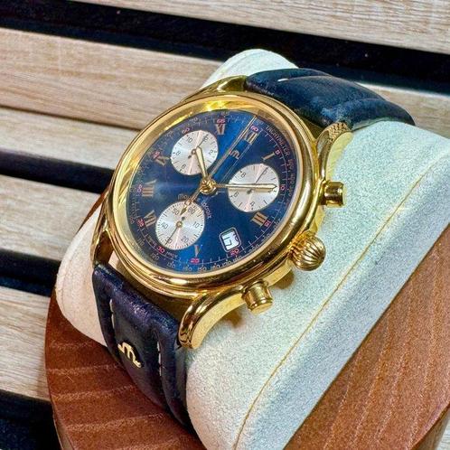 Maurice Lacroix - Les Classiques Chronograph 18k Goldplated, Sieraden, Tassen en Uiterlijk, Horloges | Heren