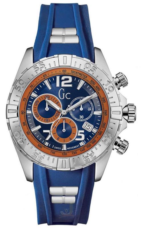 Gc Guess Collection Y02010G7 Sportracer heren horloge 45 mm, Sieraden, Tassen en Uiterlijk, Horloges | Heren, Kunststof, Nieuw