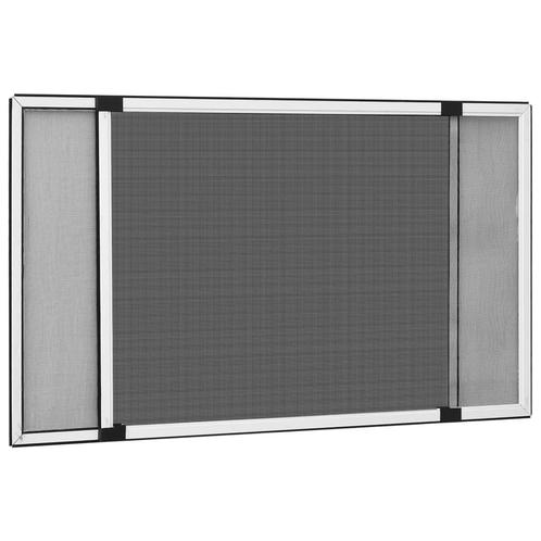 vidaXL Raamhor uitschuifbaar (100-193)x75 cm wit, Huis en Inrichting, Stoffering | Gordijnen en Lamellen, Wit, Nieuw, Verzenden