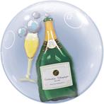 Champagne Fles Bubbles Ballon 61cm | Nieuw!, Nieuw, Verzenden