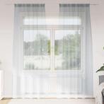 vidaXL Voile Gordijn 2 pcs Donkergrijs 140x260cm Polyester, Huis en Inrichting, Stoffering | Gordijnen en Lamellen, Verzenden