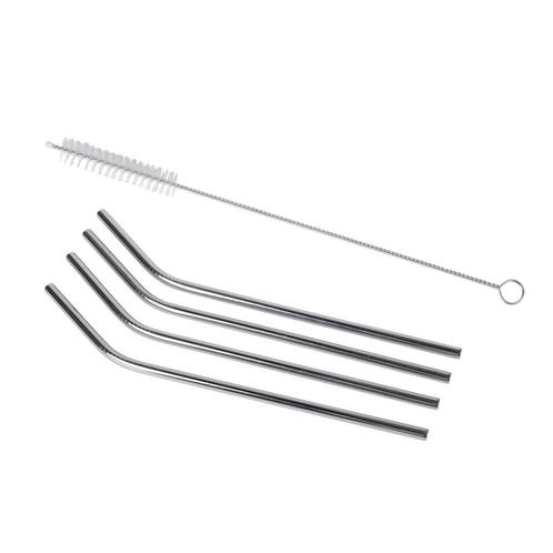 Benson Herbruikbare RVS rietjes - 21 cm - Afwasbaar - 4 s..., Huis en Inrichting, Keuken | Keukenbenodigdheden, Nieuw, Ophalen of Verzenden