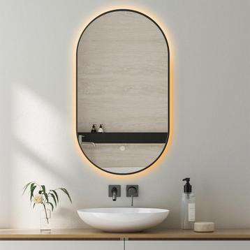 Badkamerspiegel met LED Verlichting en Verwarming 40x75cm - beschikbaar voor biedingen
