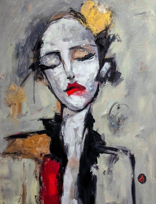 Arvydas Gaiciunas (Retne) - La N-7 — Contemporary Character, Antiek en Kunst, Kunst | Schilderijen | Modern